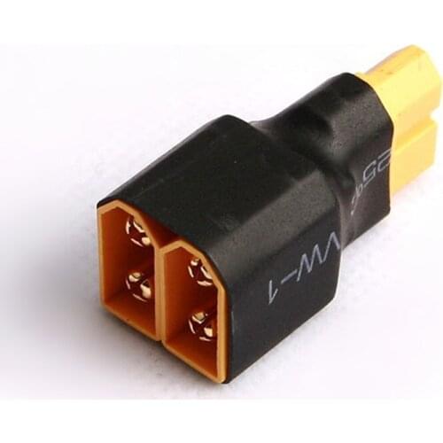 1pc XT60 Adapter Remote Control Aircraft Model Connector with Series Parallel Head Conversion Plug