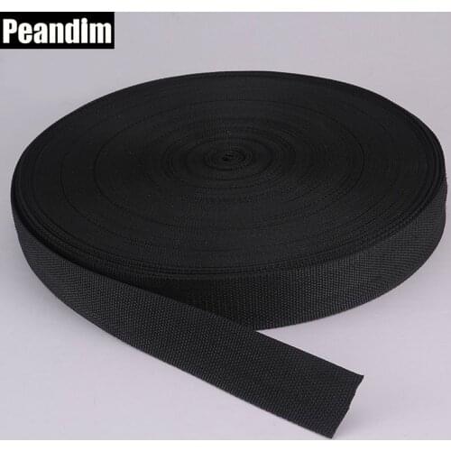 PEANDIM 10M/lot 30mm Webbing Polypropylene Fiber Ribbon PP Belt Taping Suspenders knitted Belt For DIY Bags Buckles Accessories