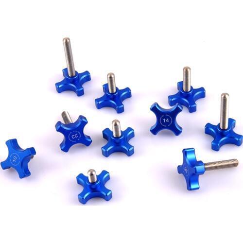 2pcs/lot M8 Thumb Screw Astronomical Telescope Stainless Steel Locking Screws for Dovetail Mounting Plates/Platforms/Adapters