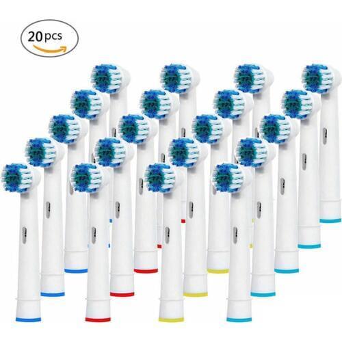 20pcs/4pcs Replacement Toothbrush Heads Electric Brush Fit for Oral B Braun Models Power Triumph Precision Clean