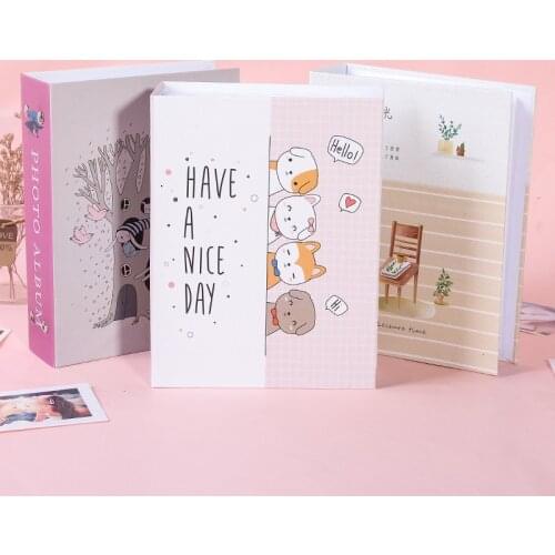 4D Large 6 Inch Photo Album 100 Sheets Scrapbook Paper Baby Family Scrapbooking Albums Childrens photo album DIY Craft