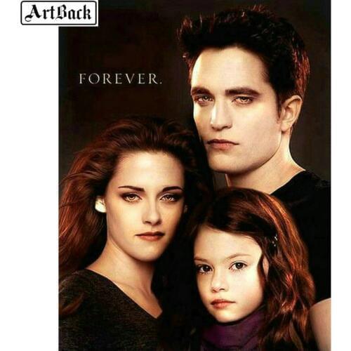 5d Diamond Painting Twilight Forever Movie Full Square Rhinestone Mosaic Bella Edward Family 3d Round Diamond Embroidery