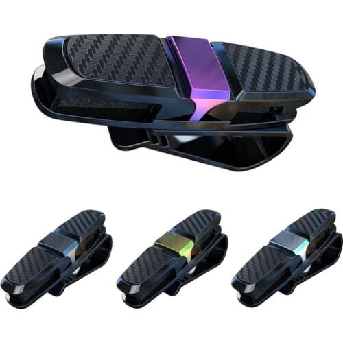 Car Auto Sun Visor Clip Holder for Reading Glasses Sunglasses Eyeglasses Card Car Accessories Interior Car Glasses Case Holder