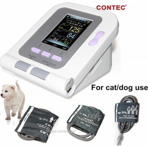 CONTEC08A-VET Digital Veterinary Blood Pressure Monitor NIBP Cuff,Dog/Cat/Pets Animal Care