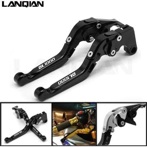 CNC For Suzuki DL1000 2002-2016 dl1000 V-STROM 2002 2003-2016 Motorcycle Adjustable Accessories Extendable Brake Clutch Levers