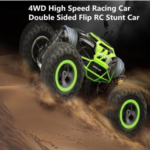 Double Sided Flip RC Stunt Car, 4WD High Speed Racing Cars 2-Sided Stunt Vehicle Off-Road Vehicle 2.4Ghz Transform Monster Truc