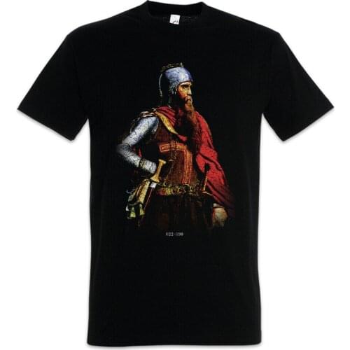 Friedrich I Germany Emperor King Frederick I Portrait T-Shirt. Summer Cotton O-Neck Short Sleeve Mens T Shirt New S-3XL