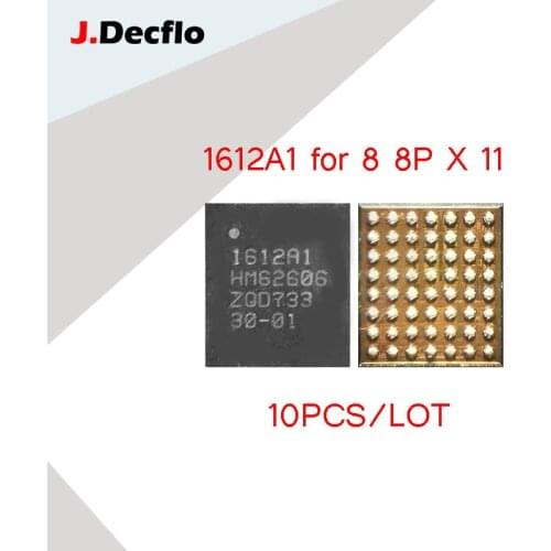 JDecflo 10pcs/lot U2 IC Hydra 1612A1 U6300 USB Charging IC Charger 56pins For iPhone 8 8P X XSMAX XR 11 11pro max IC de Carga