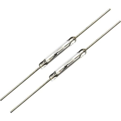 WSFS Hot 110 pcs Reed contact 14mm x 2mm Miniature reed contact Reed switch 44mm length