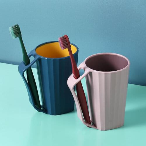 Creative Wash Cup Travel Portable Plastic Toothbrush Cup Bathroom Plastic Mouth Cup Toothbrush Holder Bathroom Supplies