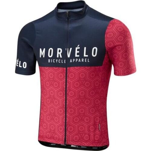 2018 Custom Morvelo short sleeve cycling jersey summer bike cycle quick dry clothing men/women sportswear Ropa wholesale shirts