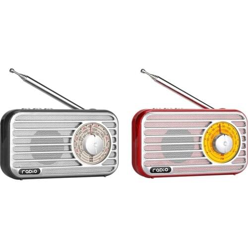 NEW-Retro Radio AM / FM Portable Radio Has The Best Reception The Headphone Jack For Jogging Walking And Travel