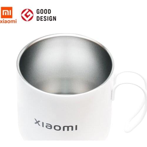 Original Xiaomi Mijia mug stainless steel cup 316 stainless steel / smooth / hot and cold coffee, beer, 400mL water cup