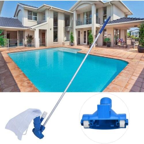 Pool Pond Hot Spring Portable Suction Head Mesh Bag Set Cleaning Tool Equipment Suction Head Mesh Cleaning Kit Cleaningtool pool