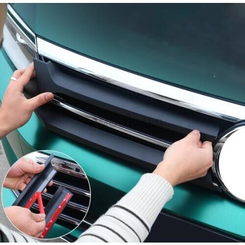 Car Styling Front Hood Bumper Grille Middle Strip For Volkswagen New Passat B8 2019 Cover Trim Car Accessories With Logo