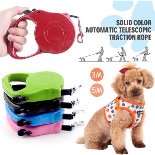 Dog Outdoor Automatic Telescopic Nylon Traction Rope Dog Portable Automatic Tractor Dog Out Of The Traction Rope Chain
