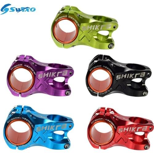 SWTXO Bicycle Stem 31.8/35mm Aluminum Alloy Ultralight 0 Degree Handlebar Stem for MTB Rise DH AM Enduro 28.6mm Mountain Bike
