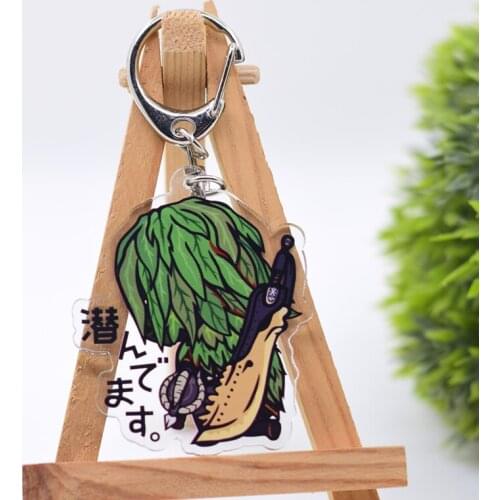 WL0894 Chibi Keychain Acrylic Cartoon Keyring Accessories