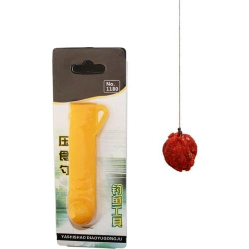 1pc Fishing Plastic Bait Spoon Easy To Carry Pressure Food Gear Angling Fishing Bait Pressure Spoon Fishing Accessories New