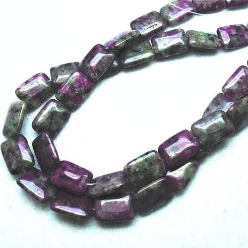 1 Strings Nature Semi Precious Stone Rectange Shape Round DIY Beads Accessories Loose Jewelry Findings Free Shipping New