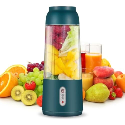 300ML Juicer Cup Portable 4 Blade Juicer Blender USB Rechargeable Meat Fruit Ice Vegetable Mixer Intelligent Food Juice Machine