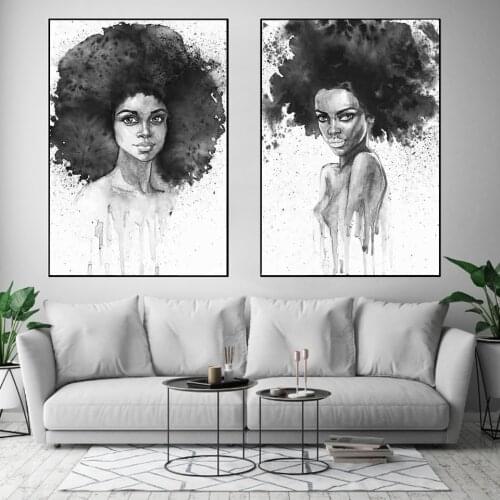 Diamonds Embroidery Handmand DIY Diamond painting 5D Full Drill mosaic African Women Black and White Art Decor EE843