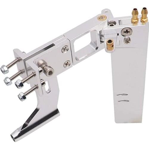 RC Jet Boats Model Spare Parts 110MM Water Absorbing Rudder Aluminum Suction Rudder 4MM Shaft Bracket Rudder Strut Kit RC Ship