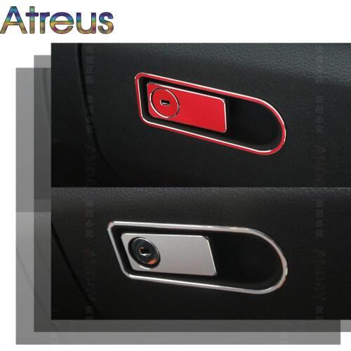 Atreus Car Glove Box Switch Sticker Frame Cover Trim For Mercedes W204 W205 W218 W211 X204 Benz C E GLK GLS Class Accessories
