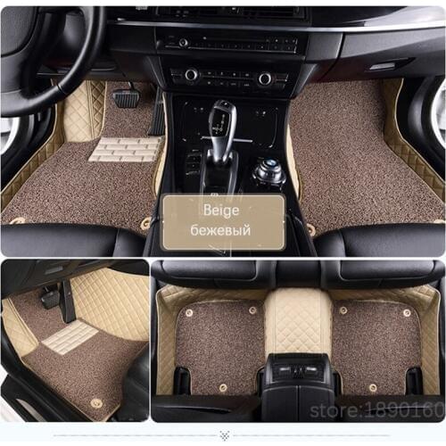 Custom car floor mats for Peugeot All Model 3008 206 307 207 2008 408 308 508 301 4008 RCZ 301 car styling accessories foot pad