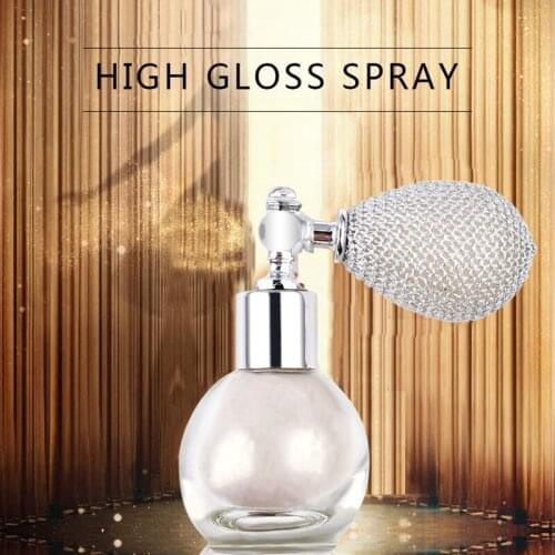 Spray Bottle Glitter Powder Highlighter High Gloss Brightening Smooth Durable Body Shimmer Beauty Focallure Cosmetics