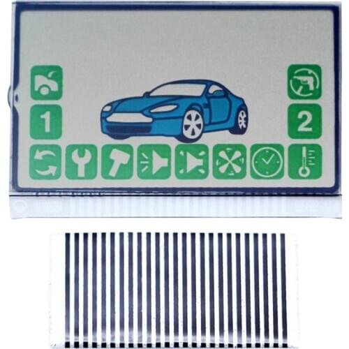 10pcs/lot Russia version A92 Lcd display flexible cable for Starline A92 remote controller A92 lcd Zebra Stripes