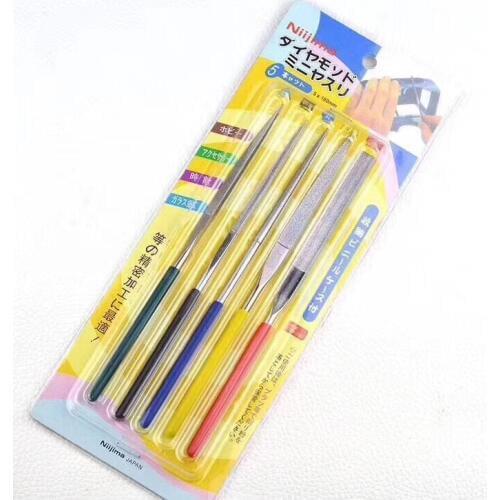 Watch repair tools diamond file five sets of wear watch accessories