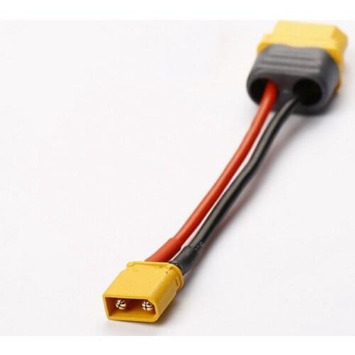RC Battery Cable Amass XT60 to XT30 T-Plug Connector Male Female Connector Plug with 16AWG Silicone Wire 100mm