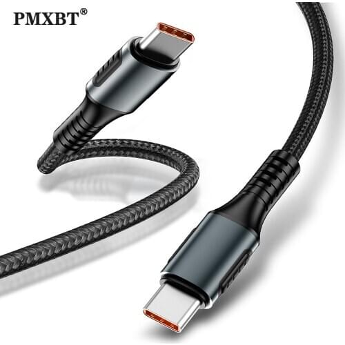 60W PD USB C to USB C Cable QC3.0 Fast Charging Charger For Samsung A70 A51 S20 S10 Huawei P40 p30 Data Sync USB 3.1Type C Cable
