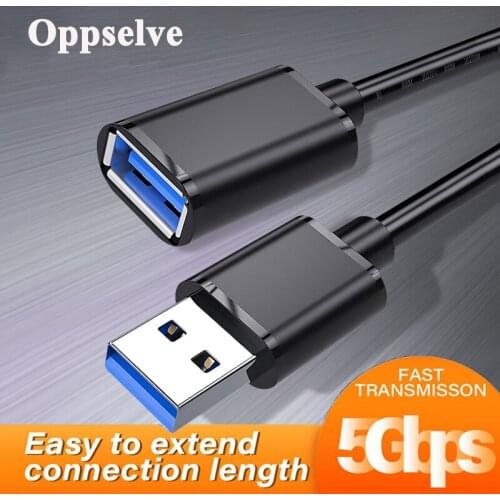 USB 3.0 Extension Cable For TV PS4 Xbox SSD USB3.0 Extender USB Male To Female Cable 5GB USB3.0 Extender Charging Wire Data Cord