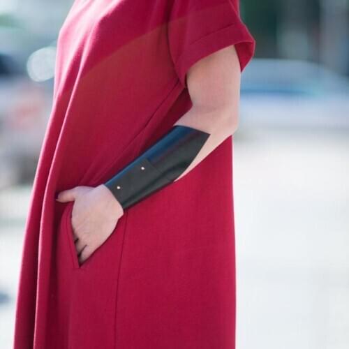 TOTABC Punk Leather Bracelets For Women Femme Jewelry Choose Designer Handmade Serpentine Leather Wrap Bracelets Jewelry