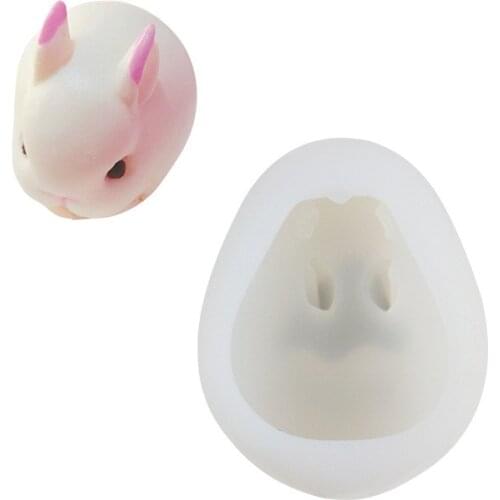 Luyou 1pcs Rabbit Silicone Mold 3D Fondant Mould Cake Decorating Tools Cake Gumpaste Molds,Sugarcraft,Kitchen Accessories FM1686