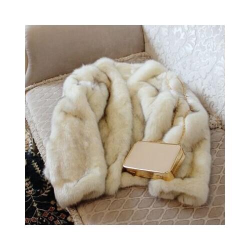 2020 New Style High-end Fashion Women Faux Fur Coat S103