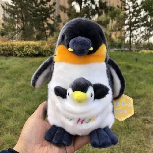 About 30cm cute penguin plush toy cartoon baby house penguin soft doll kids toy decoration birthday gift h0742