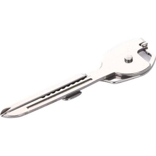 Multifunctional Utility Key Tool 6 in1 Pockets Keychain Outdoor Tool Multi Tools for Auto Camping wzpi