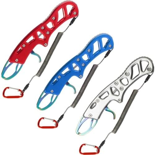 New Fishing Gripper Luminous Fish Grabber Plier Controller Floating Fishing Lip Grip Fish Clamp Holder With Lanyard Practical
