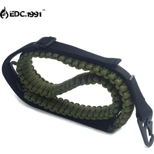 NEW Adjustable Paracord Rifle Gun Sling Strap With Swivels camping Hunting Gun Accessories