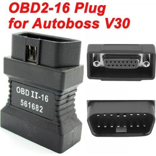 Main Test OBDII 16pin Interface For Autoboss V30 Elite Car Diagnostic Scanner 16 Pin obd2 Male to 15PIN Port Connector Adapter