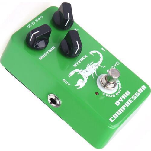 Joyo Dynamic Compressor Guitar Effects Pedal reduce the redundant dynamic ensure balanced true bypass