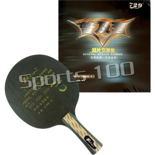 Pro Table Tennis PingPong Combo Racket Palio TCT with RITC 729 General a pair Long Shakehand FL