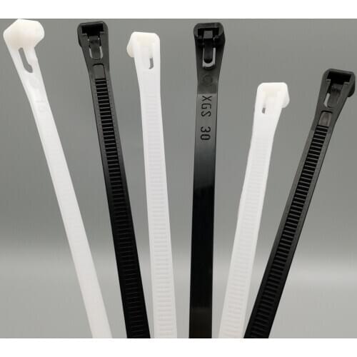 8*200mm releasable Cable Ties 100pcs Colored Plastics cable ties reusable Loop Wrap Nylon zip ties BundleTies