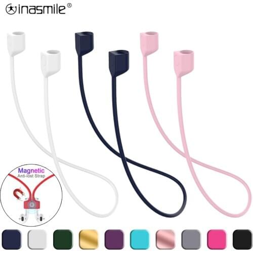 Anti-Lost Silicone Earphone Rope Holder Cable For Apple iphone X 8 7 for AirPods 2 3 pro case accessories Headphone Strap Cord