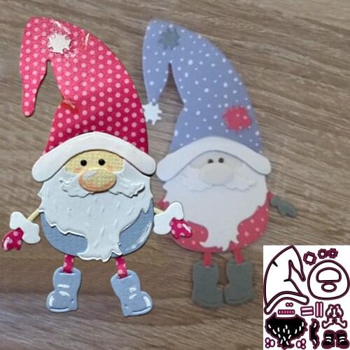 Manual metal cutting moulds Santa Claus decoration moulds, paper cards for scrapbooks and handicrafts DIY Metal Cutting Dies