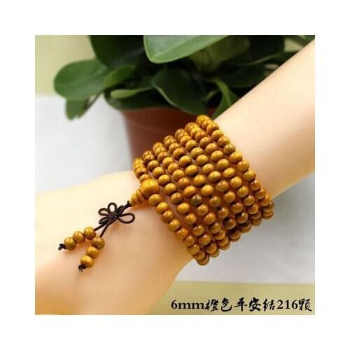 Sandalwood beads bracelet 6MM rosewood beads multi-layer men and women string aloes wood 108 wooden bracelet mothers day gifts