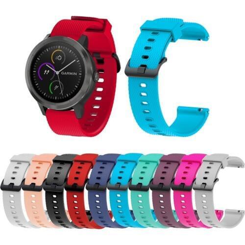 Silicone Strap for Garmin vivoactive 3 Watch Band Strap for Amazfit Bip Band 20mm For Huami Amazfit GTR 42MM
